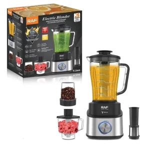 R.2945 Multifunction 4 in 1 Yam Pounder Slicer Grinder Ice Crush Blender Juicers Smoothie Blender Food Processor