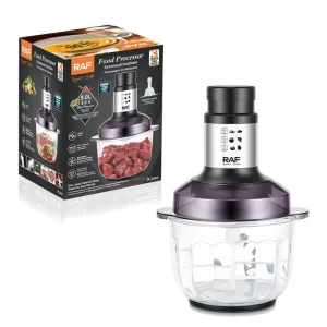 R.3410 Food Processor 500W 5.0L Large Capacity Meat Chopper Removable Blade 360 Degree Mincing Kitchen Processor