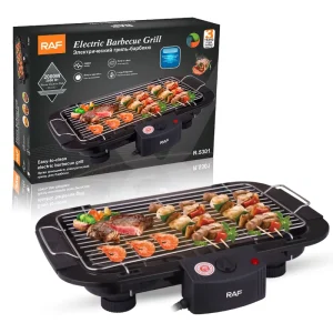 R.5301 Electric Barbecue Grill Strong Heating Durable Bakeware Grill for Home Use