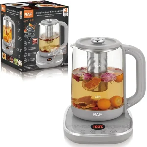 R.7862 24 Hour Appointment Electric Tea Kettle with Infuser Automatic Shut Off for Home Hotel Kitchen