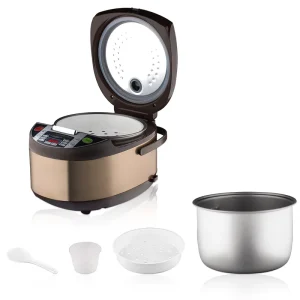 RAF 5L Multifunctional Digital Programmable Rice Cooker Food Steamer Easy Operate With Steam & Basket