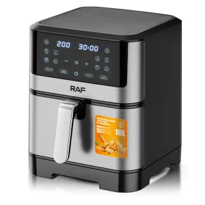 RAF Digital 10L Stainless Steel Oil Free Electric Deep Fryer Smart Rapid Air Fryer