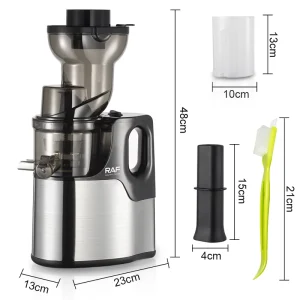 RAF Pure DC Copper Moter Multi functional Juice Extractor Food Processor Fruit Vegetable Juice Slow Juicer
