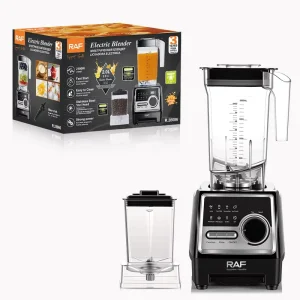 RAF R.28006 Smart Home Blender BPA Free Pitcher High Speed Mixer for Healthy Smoothies & Juice with Intelligent Digital Control
