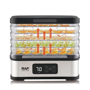 RAF R.6807 Dryer Vegetables and Fruits Dehydrate Small Fruit Drying Machine Portable Dehydrator