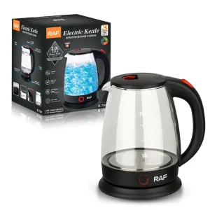 RAF Smart 2L Transparent BPA Free Interior Tea Pot Water Kettle Electric Kettle