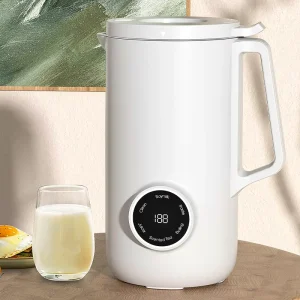 RANBEM 800ml 110V 220V Electric Almond Plant Milk Maker Automatic Soy Milk Maker Vegan Milk Maker