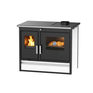 RC1201A Wood Burning Stove Indoor With Oven Wood Stove for Cooking and Heat Stufa a Legna Cooking Stove with Cook Plate