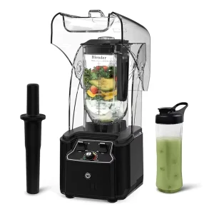 RP23 Commercial Quiet Blender Soundproof Blender 2200 Watt Professional Kitchen Blender with BPA Free 80oz Pitcher