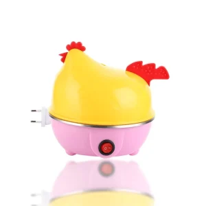 RTS Cute Chick-Shaped Automatic Egg Cooker Multifunctional Stainless Steel Electric Egg Boiler for Home Use Household