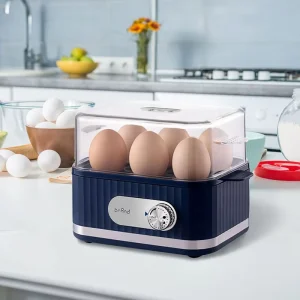 Rapid 6 Egg Cooker Electric Auto Shut Off for Perfect Hard Soft Boiled Breakfast OEM ODM