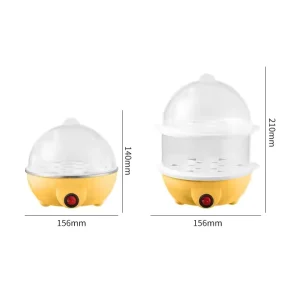 Rapid Breakfast Portable Automatic Smart Egg Boiler Multi-Functional Home Use Egg Cooker Steamer Egg Boil Cooker