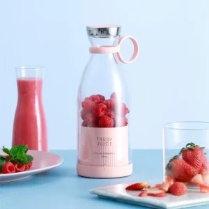 Rechargeable 350ml Mini Personal Juice Bottle Cup Juicer Portable Blender for Shakes and Smoothies