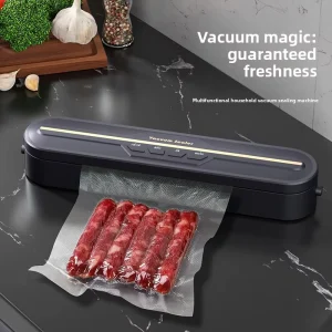 Rechargeable ABS Vacuum-sealed Smart Food Preserver Automatic Packaging Machine Compact Portable Household Sealer
