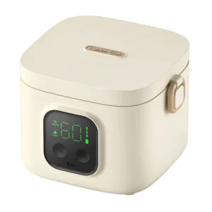 Rechargeable Electric Lunch Box Stainless Steel Leakproof Container Easy Clean Baby Food Bowl for Car Household Outdoor