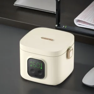 Rechargeable Electric Lunch Box for Kids Wireless Insulated Bowl for Camping Car Use USB Power Source