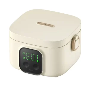 Rechargeable Electric Lunch Box with 304 Stainless Steel Container Leakproof Lunch Container Easy Clean Baby Food Bowl