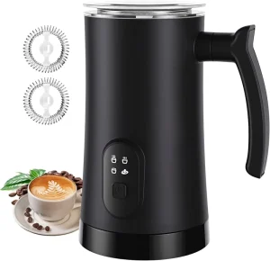 Rechargeable Electric Milk Frother 4 in 1 Electric Milk Steamer Machine Automatic Frother Machine for Coffee