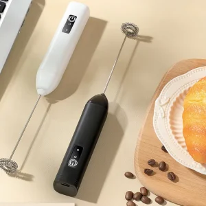 Rechargeable Electric Milk Frother Foam Maker Mixer Coffee Cream Drink Frothing Wireless Handheld Egg Beater