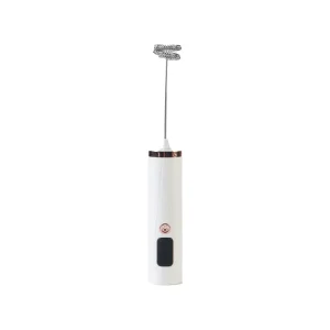 Rechargeable Electric Milk Frother Handheld Coffee Frother with Digital Display Multi-Function Mixer for Lattes & Eggs