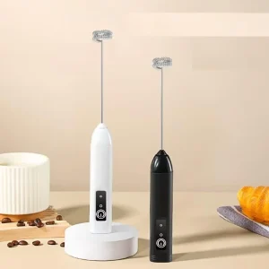 Rechargeable Milk Frother Automatic 3-Speed Cordless Electric Coffee Frother