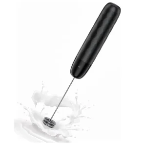 Rechargeable Milk Frother with Stepless Speed Control Handheld Electric Foam Maker Waterproof Drink Mixer Foamer