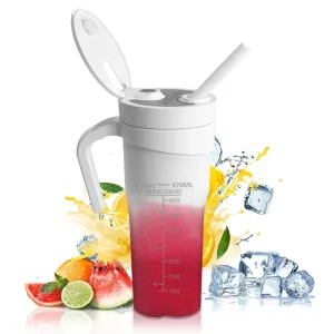 Rechargeable Portable Juicer Blender Freshly Squeezed Juice Electric Mixer Safety 6 Blades Mini Juicer