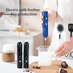 Rechargeable Wireless Portable Cordless Handheld Egg Beater Blender Mini Electric Milk Frother for Coffee