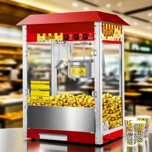 Red Roof Customizable Factory Direct Sale Popcorn Machine