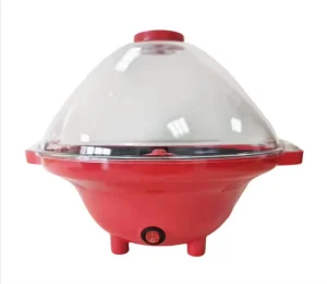Red Small Electric Household Children’s Popcorn Popper Automatic Popping Sugar Refueling 320W