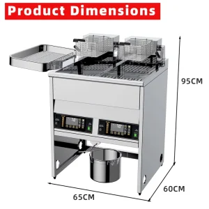 Restaurant Electric Deep Fryers Fried Food Chicken Empanada Fryer Machine Potato Chips Gas Deep Fryer Commercial