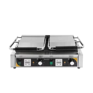 Restaurant Equipment Commercial Double-side Contact Induction Griddle Electric Griddle Sandwich Maker Press Panini Grill