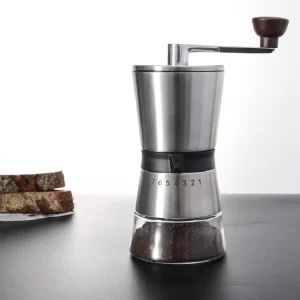 Restaurant Stainless Steel Hand Crank Coffee Grinder Large Capacity Manual Coffee Mill