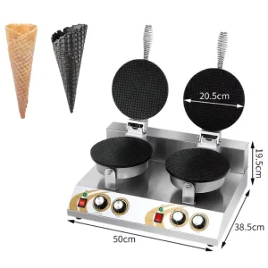 Restaurant Use 220V Ice Cream Cone Machine Snack Production Line Easy to Operate