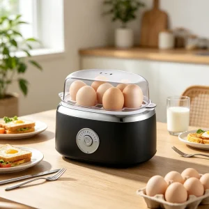 Retro Kitchen Appliances Breakfast Electric Automatic 7 Egg Egg Boiler Electric Boiling