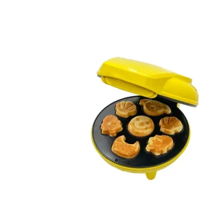 Retro Series Automatic Pancake Crepe Maker Spatula and Spreader Adjustable Temperature Electric Waffle Pancake Maker