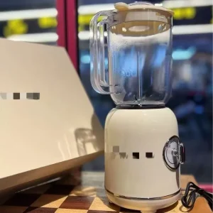 Retro Style High Speed Multi-function Blender Usb Ac Plug Large Capacity Smoothies Maker Mashing Color for Home Hotel Use