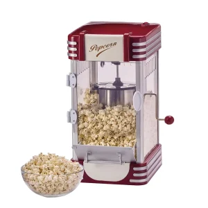 Retro Style Popcorn Maker Hot Oil Big Popcorn Machine