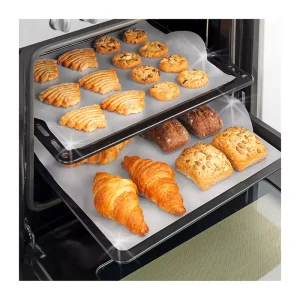 Reusable PTFE Fiberglass Oven Liner Baking Mat for Grill and Air Fryer Eco Friendly Customizable Size
