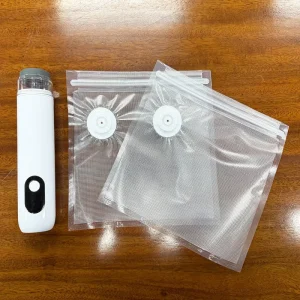 Reusable Plastic Chicken Vacuum Compression Bag Resealable Meat Sealing Frozen Food Storage Vacuum Sealer Bag