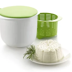 Reusable Plastic Kitchen BPA Free DIY Microwave Cheese Maker Kit with Silicone Cover for Making Butter Yogurt Cheese