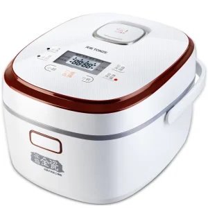 Rice Cooker Steamer with Removable Nonstick Pot Keep Warm Function for Soups Stews Grains and Oatmeal