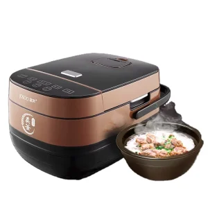 Rice Cooker with Ceramic Non-Stick Coating Inner Pot Cooking Fast