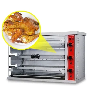 Rotary Gas Oven Stainless Steel Commercial Gas Chicken Rotisserie Chicken Grill Machine for Hotel Catering Equipment