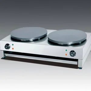 Rotating French Large Pancake Automatic Double Hot Plate Electric Crepe and Pancake Maker Commercial