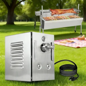 Rotisserie Motor Outdoor Cooking BBQ Heavy Duty Rotisserie Motor for Home BBQ Restaurant