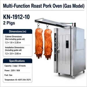 Rotisserie Oven Special Anti corrosion Finish Perfect Uniform Roasting Result Advanced Energy Saving Technology Easy to Assemble