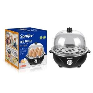 SF 1518 Automatic Electric Egg Boiler Steamer for Kitchen Easy One Touch Boiling 7 Eggs Food Grade Safe