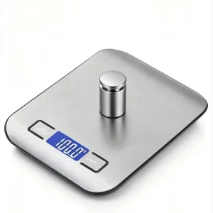 SF2012 High-Precision Household Kitchen Scale 10kg 1g Small Baking Scale Stainless Steel Dry Battery Powered Model P20 Scale