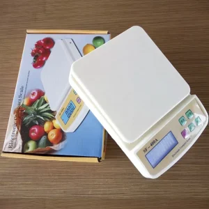 SF400A High Precision Kitchen Scale for Baking Food Weighing 5kg Capacity AA Battery Powered Small Platform